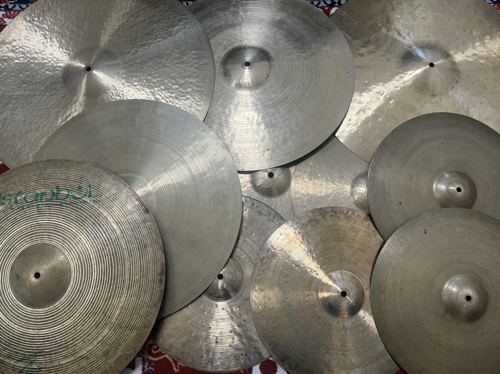 買い漁ったシンバル